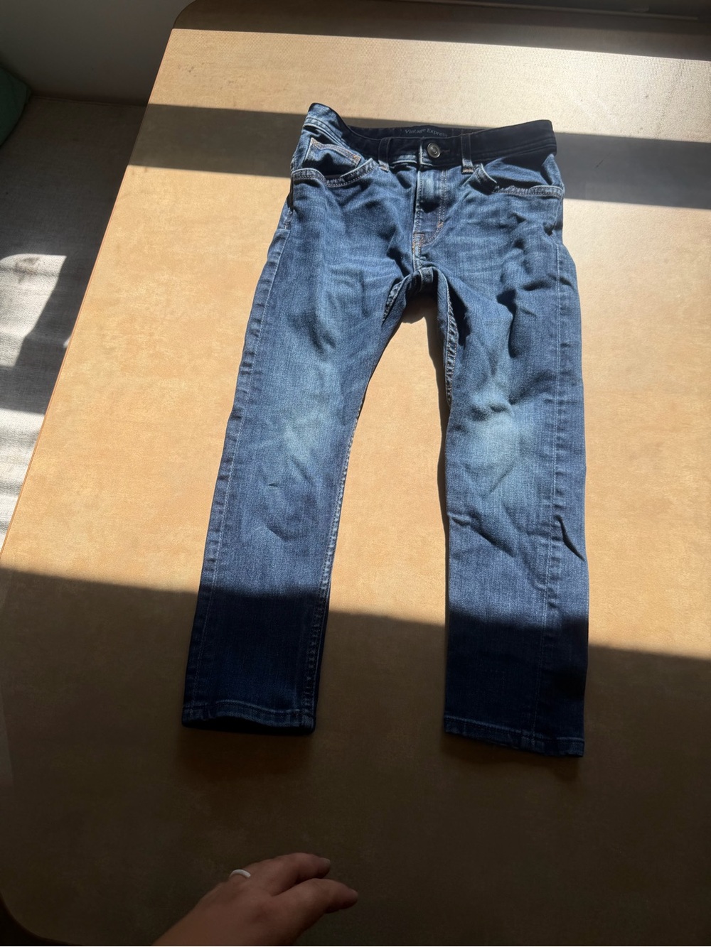 kids Jeans in Dark Blue Denim 5H used could have stains
